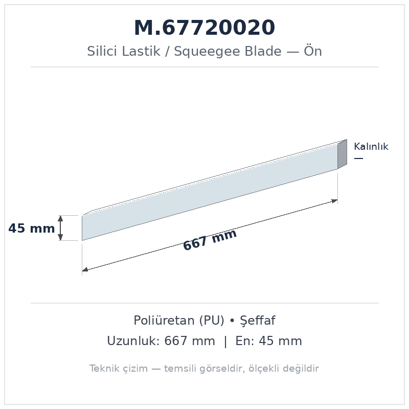 Silici Lastik M.67720020