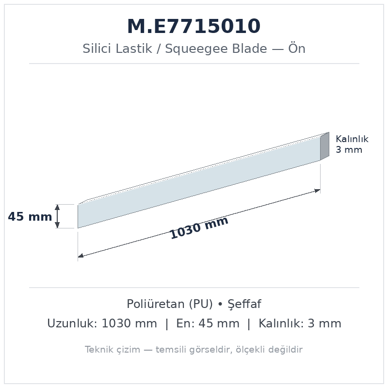 Silici Lastik M.E7715010