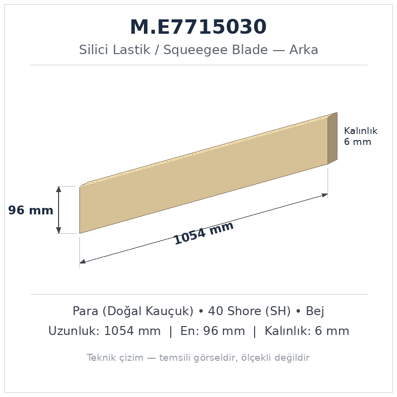 Silici Lastik M.E7715030