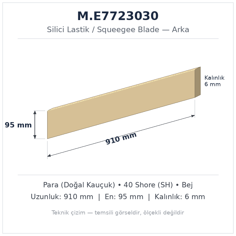 Silici Lastik M.E7723030
