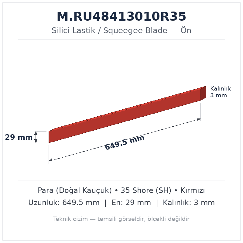 Silici Lastik M.RU48413010R35